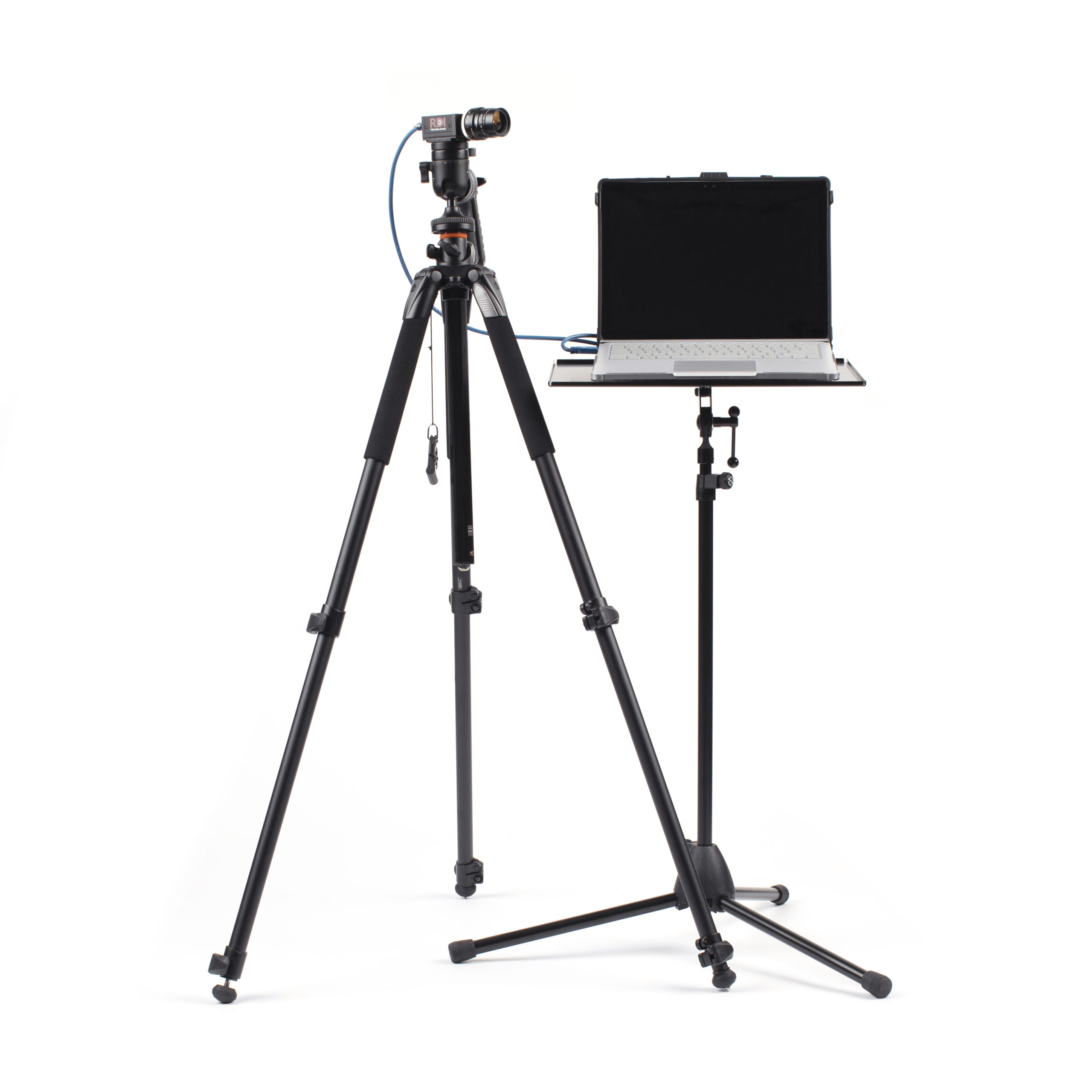 Iris M and MX on tripod