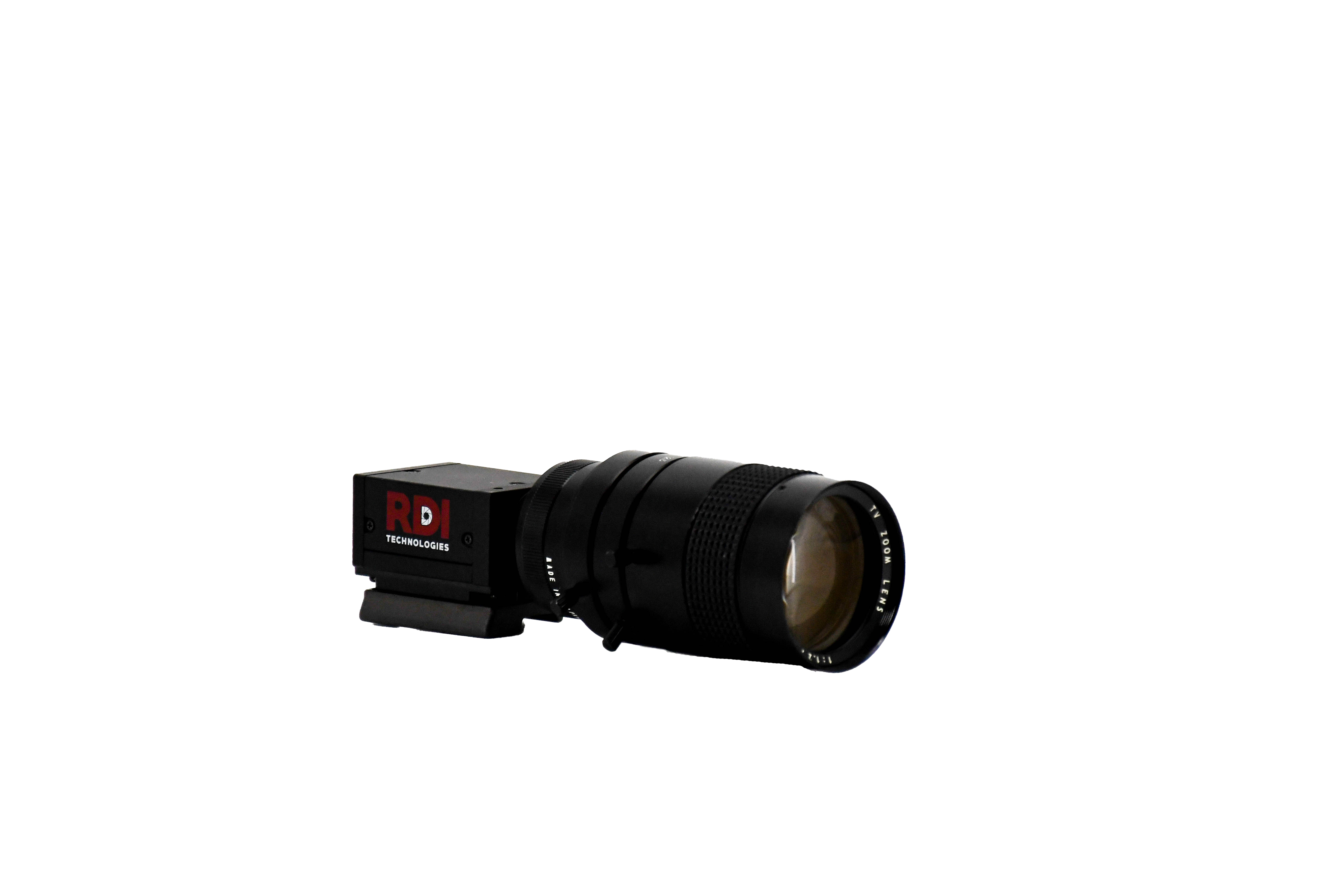 Zoom Lens for the Iris M Traveler shown attached to the camera